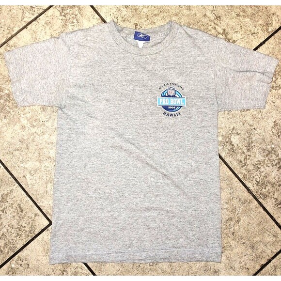Reebok Pro Bowl 2009 Adult Gray Small T Shirt Aloha Stadium Hawaii NFC AFC - Picture 3 of 13